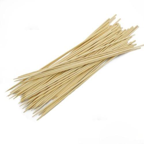 13.8"Bamboo Skewers Inch Wood Sticks Bbq Shish Kabob Fondue Grilling 100pcs