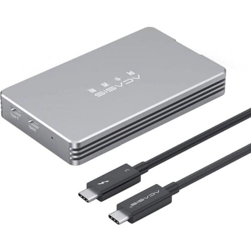 Acasis TYPE-C USB3.1 USB3.0 External Solid State Drive Enclosure SSD Box 40Gbps for Thunderbolt3 M.2 NVME PCI-E 2280 Hard Disk