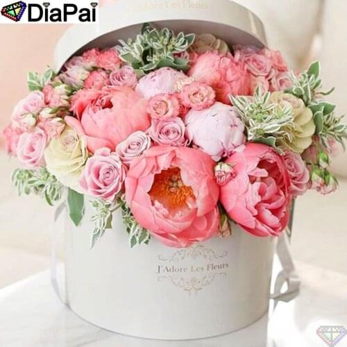 DiaPai 5D DIY Diamond Painting 100% Full Square/Round Drill "Flower landscape" Diamond Embroidery Cross Stitch 3D Decor A21564