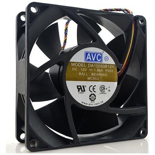 DA15050B12H 12V 1.80A AVC 15050 PWM 15CM double ball large air flow cooling fan