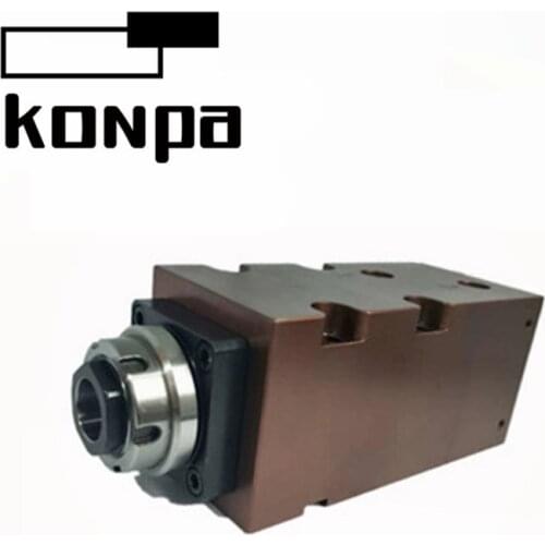 ER25 ER16 Single shaft turning and milling head unit 80 / 110 / 130 dustproof and waterproof power drilling hole head