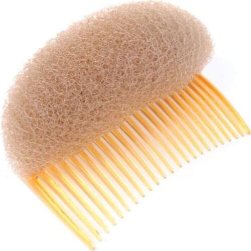 Hot 3Pcs/Set Hair Styler Volume Bouffant Beehive Shaper Roller Bumpits Bump Foam On Clear Comb Xmas Accessories Women Headwear