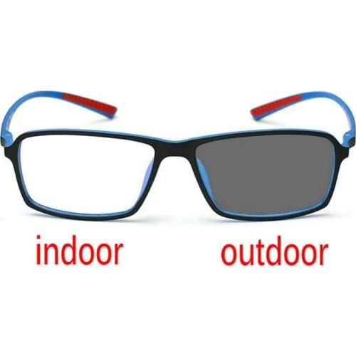 MINCL/ Progressive Multifocal glasses Transition Sunglasses Photochromic Reading Glasses Men Points for Reader Near Far sight NX