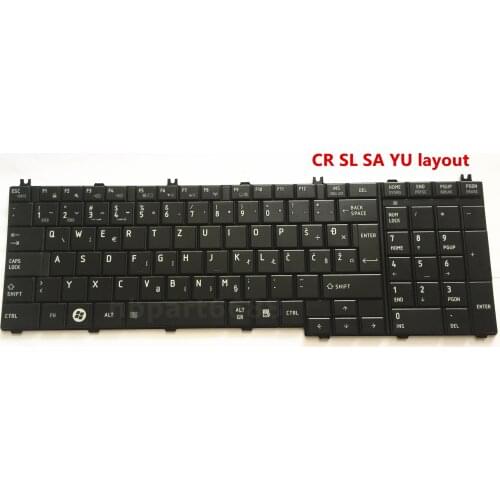 New for Toshiba Satellite C650 C655 L670 L755 L770 L750 CR SL SA YU keyboard