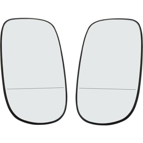 NEW-Left+Right Side Door Wing Mirror Glass Wide Angle for SAAB 9-3 93 190mm x 107mm Clear 2002-2010