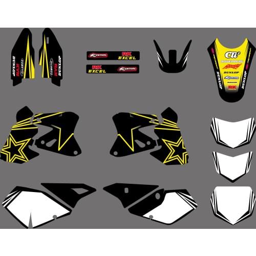 NICECNC New Team Graphic Background Decals Sticker Kit For Suzuki DRZ400 DRZ 400 2000 2001 2002 2003-2009 2010 2011 2012