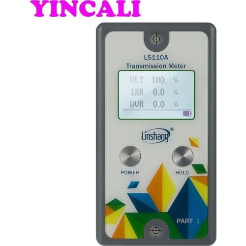 Newly Split Transmittance Meter LS110A able to simultaneously measure and display UV, IR rejection and VL transmission value