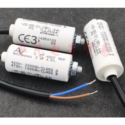 Original Arcotronics 1.27.4ACF MKP 1UF 1.5UF 2UF 2.5UF 5UF 6UF 8UF 10UF 12UF 20UF 40UF 5% motor start capacitors