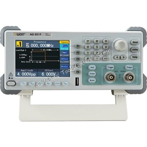OWON AG051F function Generator Arbitrary Waveform Generator 5 MHz 125MS/s