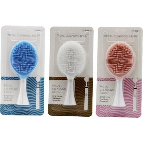 Suitable for Philips Electric Toothbrush Replacement Facial Cleansing Brush Head Electric Toothbrush Cleansing Head Silica Gel