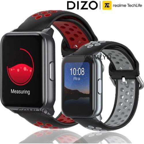 2021 Wrist Band Strap For Realme DIZO Watch Strap Band Silicone Bracelet Replacement Belt