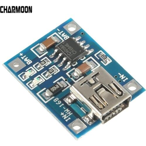 TP4506 Lithium Battery Charger Module MINI USB 5V 1A TP4056 Charging Board With Protection Dual Functions 1A TC4056