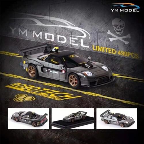 YM Model 1:64 Honda NSX NA2 The Super Dimension Fortress Macross Resin Model Car