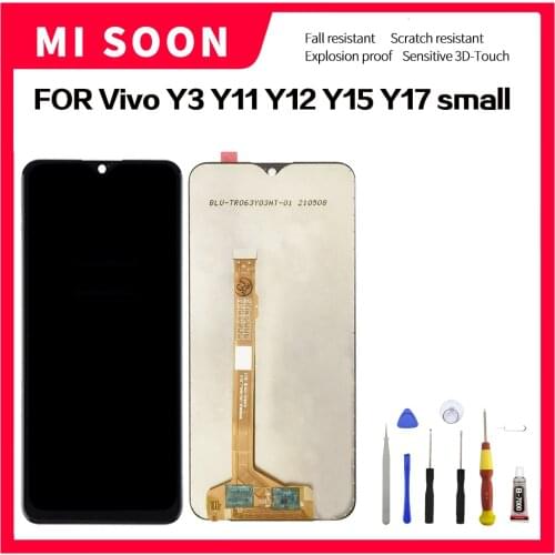 For VIVO Y3 Y11 Y12 Y15 Y17 small LCD Display Touch Screen Digitizer Assembly For VIVO Y12 Y15 lcd Replacement Screen