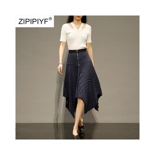 Женские вязаные юбки ZIPIPIYF China At AliExpress