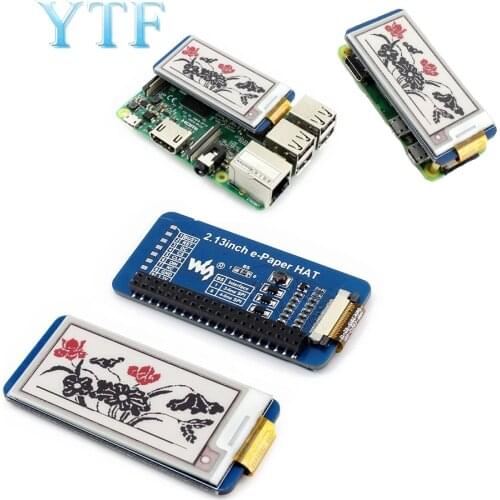 2.13 Inch Ink Screen Type B Electronic Paper Display Module Red Black White Yellow Tricolor For Arduino Raspberry Pi 4B/3B+/Zero