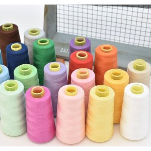 Liuqing thread 3000 yards high speed sewing thread polyester sewing thread type manual line 402 embroidery