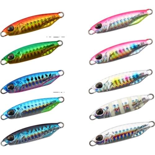 5PCS Deep sea Jigging Fishing Ocean Boat Rock Beach Slow Jig Jigbait Spoon Lure baits 15g 20g 30g 40g