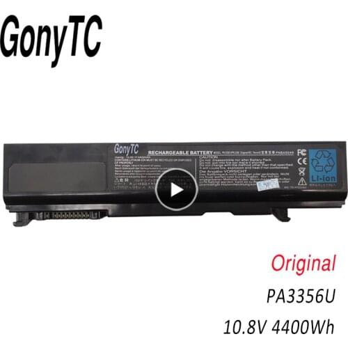GONYTC PA3356U Laptop Battery For Toshiba Tecra A10 A9 A3X M10 M2 M3 A2 PA3356U-1BRS PA3356U-3BRS