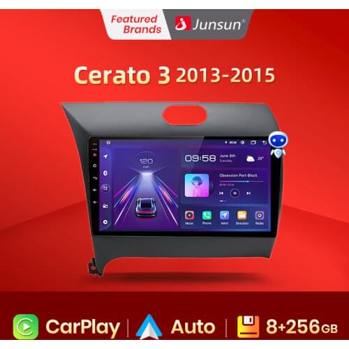 Junsun V1 2+32G Android 10 DSP For Kia Cerato K3 2013 2014 2015 Car Radio Multimedia Video Player Navigation GPS RDS 2 din dvd