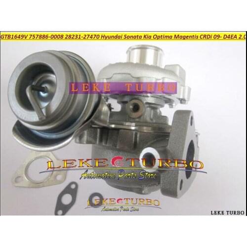 Free Ship GTB1649V 757886-0008 28231-27470 757886 Turbo Turbocharger For HYUNDAI Sonata For Kia Optima Magentis D4EA 2.0L CRDi
