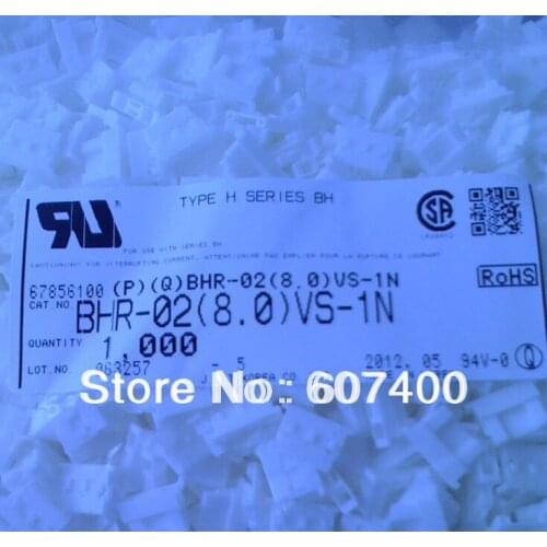 BHR-02(8.0)VS-1N CONN RECEPT HOUSING 2POS BH housings Connectors terminals housings 100% new and original parts