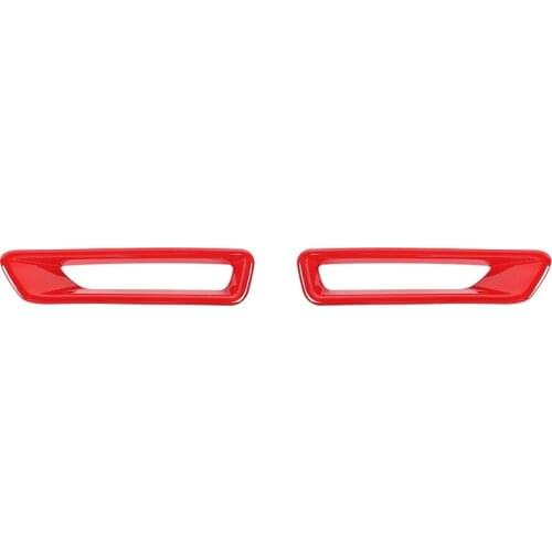 Front Light Eyebrow Decoration Cover Trim Fog Light Sticker For Ford Mustang 2010 2011 2012 2013 2014