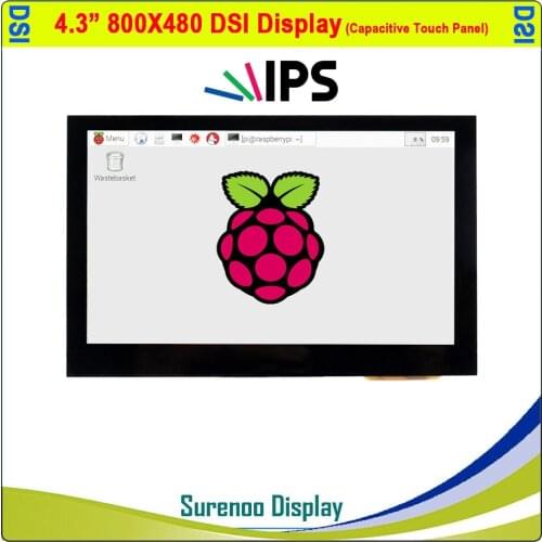 4.3" 4.3 inch 800*480 MIPI IPS TFT DSI Multi-Touch Capacitive Touch Panel LCD Module Display Monitor Screen for Raspberry Pi