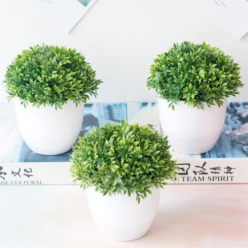 NEW Artificial Plants Bonsai Small Tree Pot Plants Fake Flowers Potted Ornaments For Home Decoration Hotel Garden Decor
