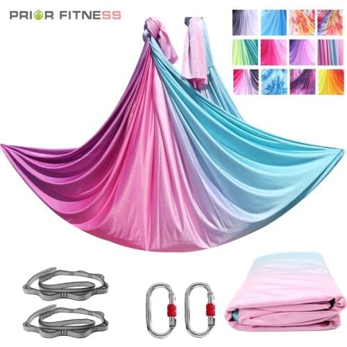 4 Meters Aerial Yoga Hammock Set Premium Aerial Silk Yoga Swing Anti-Gravity Yoga Equipment