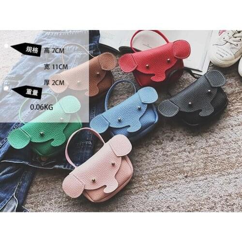 Korea Girls Cute Little Elephant Animal Mini Bags Handbag Messenger Shoulder Bag Candy Coin Handbags Purse Satchel
