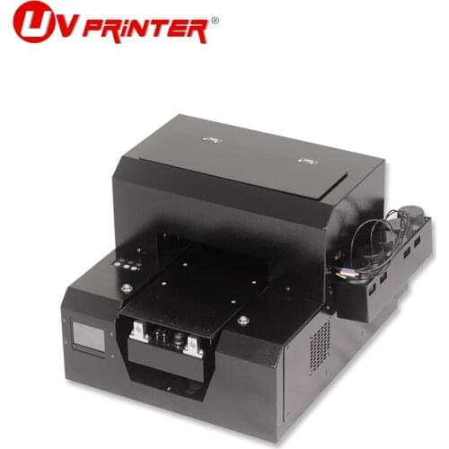 Small multifunctional A4 UV inkjet printer for high-definition pattern printing of metallic glass silicone acrylic plastic