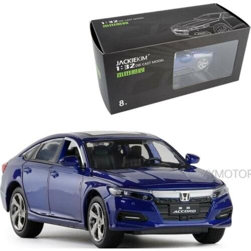 1:32 Jackiekim Models for Honda Accord Diecast Car Model Toys kids Boy Gifts display Pull Back Sound light