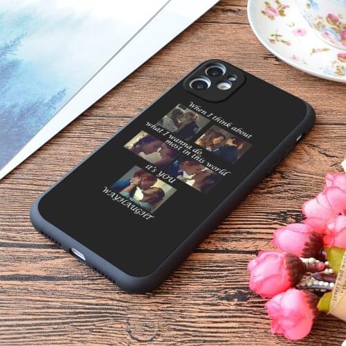 For iPhone Wayhaught Print Soft Matt Apple iPhone Case