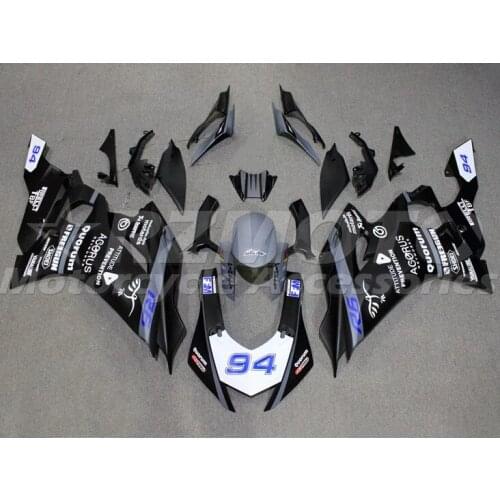 New ABS Motorcycle Fairing Kits Fit For Yamaha YZF 600 R6 2017 2018 2019 2020 R6 17 18 19 20 Bodywork Set Black Number 94