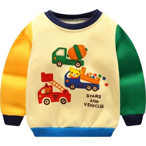 New Arrivel Autumn Kids' Dress Hoodies Childrens Top Print Sweatshirt for girls boys fashion Top T-shirt