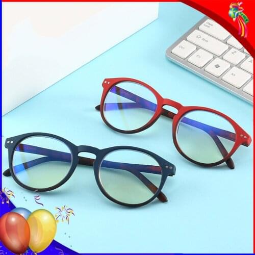 Anti Blue Ray UV400 Eyeglasses Blue Light Filter Reading Glasses Women Men TV Phone Computer Oval Frame Eyewear Presbyopic