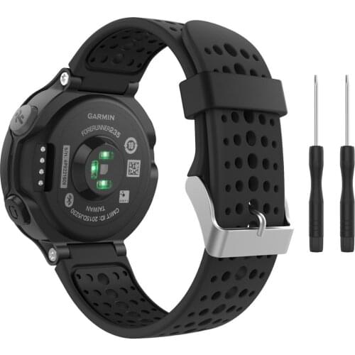 MoKo Garmin Forerunner 235 Watch Band, Soft Silicone Replacement Watch Band for Garmin Forerunner 235/235 Lite / 220/230 / 620