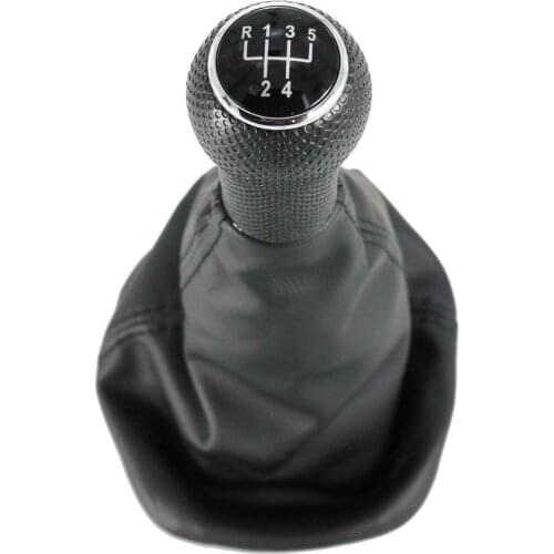 5 Speed Car Gear Stick Shift Knob With Boot For VW Golf 2 3 4 Cabrio Polo 6N Passat 35i