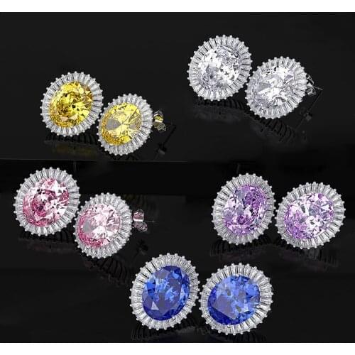 YPAY8 Brand Pure 925 Sterling Silver Jewelry For Women Slide Earrings Tassel Earrings Hot Design Wedding Party Earrings