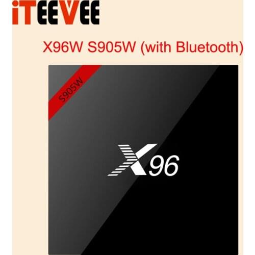 50PCS X96W Smart TV BOX Android 7.1 Amlogic S905W Quad Core 4K HD WiFi 2.4GHz tv x96 mini blueth 4.0