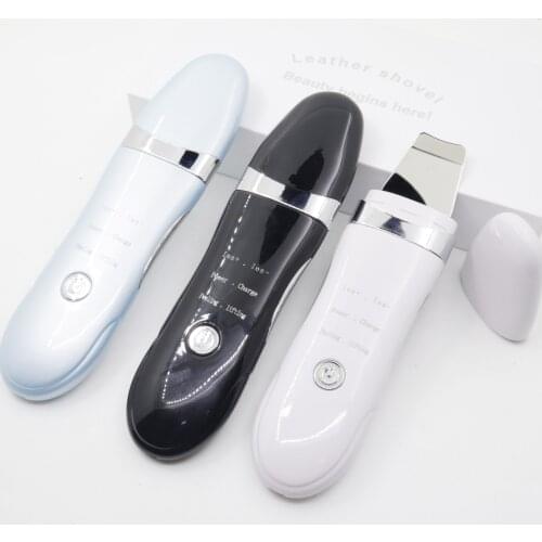 Ultrasonic Facial Skin Scrubber Ion Deep Face Cleaning Peeling Rechargeable Skin Care Shoveling Device Facial Vibration Massager