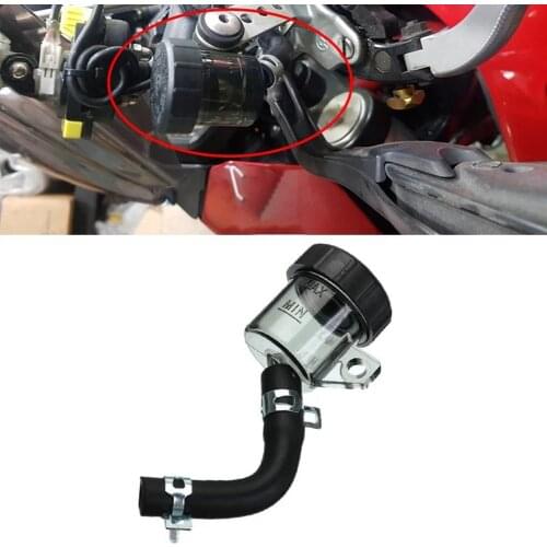 Universal Motorcycle Front Brake Clutch Fluid Bottle Master Cylinder Oil Reservoir Tank Cup For Kawasaki Honda Suzuki