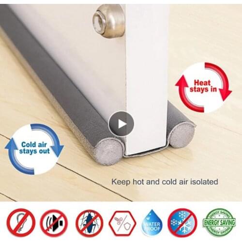 Under Door Draft Guard Sealing Strip Sound Insulation Reduce Noise Handmade Cuttable Multifunctional EVA Window Gap Rubber Strip