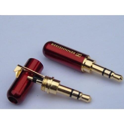 High Quality 2pcs / lot 3.5MM stereo 1/8" audio Plug / 3.5mm headphone plug