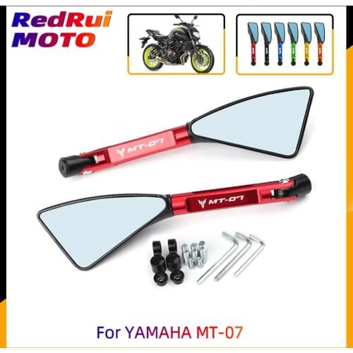 For YAMAHA MT-07 MT 07 MT07 2014-2018 Aluminum CNC Motorcycle Side Mirror rearview Mirrors