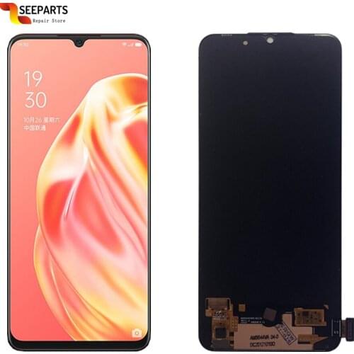 6.4" AMOLED For Oppo A91 PCPM00 CPH2001 CPH2021 LCD Display Touch Screen Digitizer Assembly Replacement For OPPO A91 LCD Screen