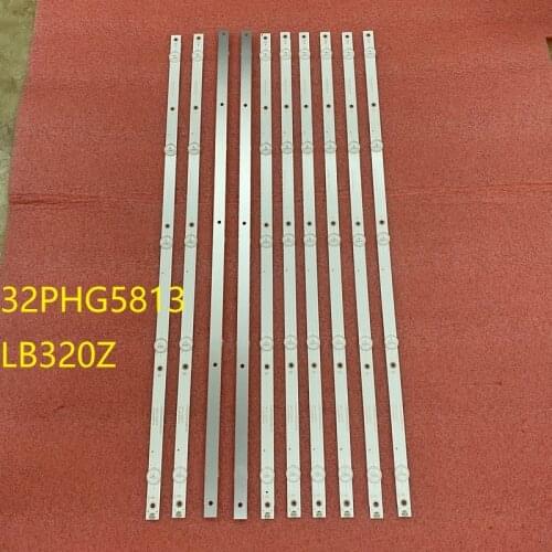 30pcs/lot LED bar 5LED for Ph 32inch Tv 32PHG5813/78 32PHG5813 CEJJ-LB320Z-5S1P-M3030-F-2