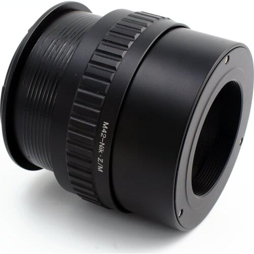 M42-NZ/M Macro Adjustable Focusing Helicoid adapter For M42 lens to Nikon Z mount Camera