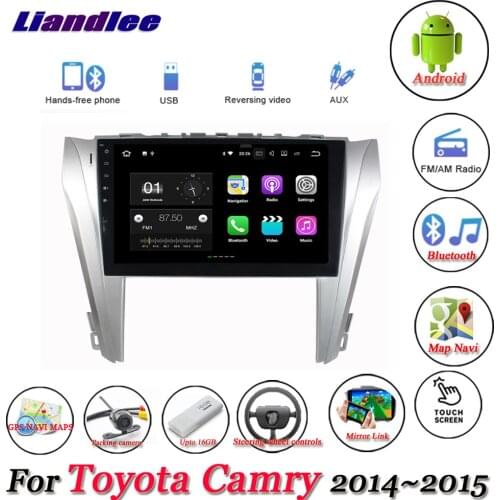 Car Android Multimedia Radio For Toyota Camry/Daihatsu Altis 2014 2015 GPS Navigation HD Screen DVR Driving Video Recorder